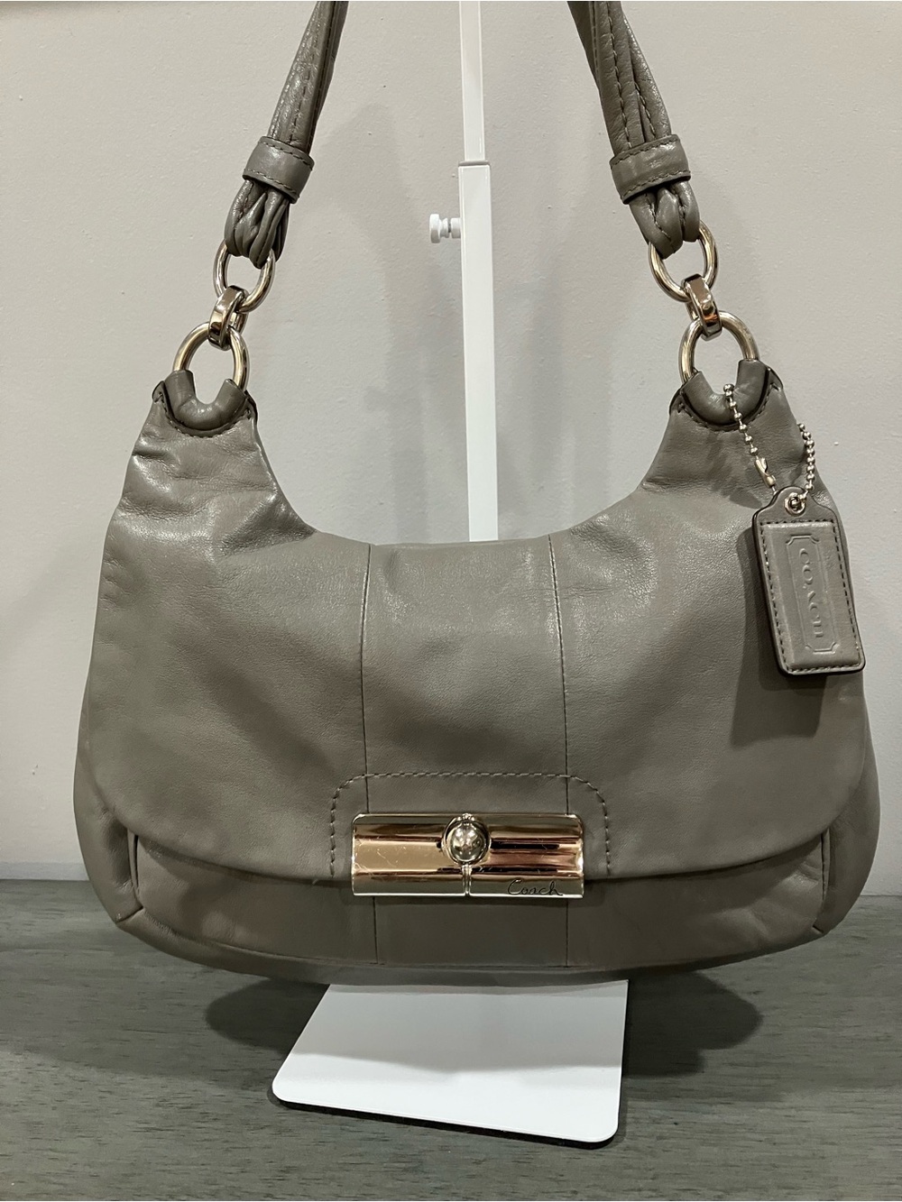 Coach Kristin Hippie Hobo shoulder bag in gray